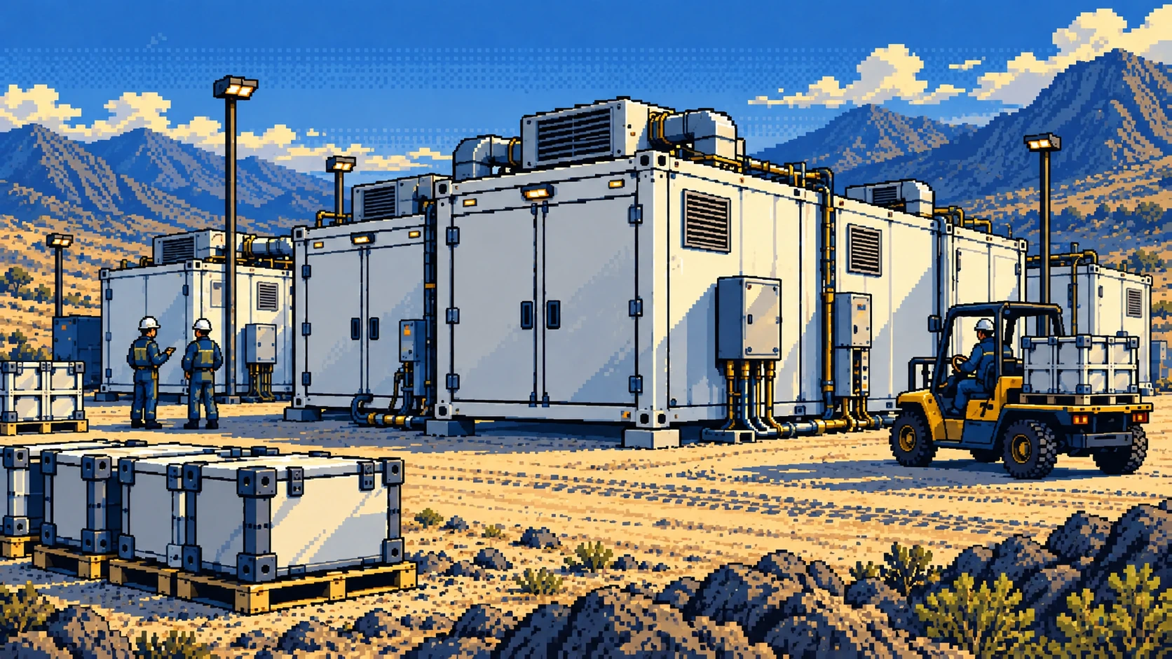 Concept of deployable edge production modules for energetic precursor materials